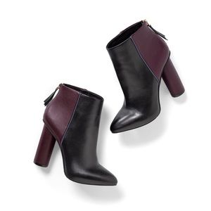 cabi Bisset Leather Bootie-EUC!